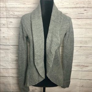 Express Open Front Gray Cardigan Sz XS